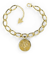 Brățară fermecătoare placată cu aur Arborele vieții Talisman JUBB01438JWYG