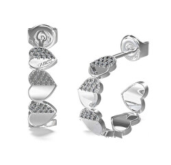 Romantické kruhové náušnice Lovely Guess JUBE03040JWRHT