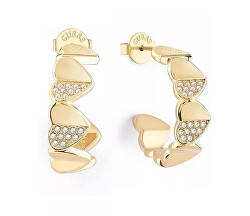Romantické kruhové náušnice Lovely Guess JUBE03040JWYGT