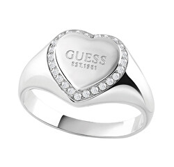 Romantický ocelový prsten Fine Heart JUBR01430JWRH
