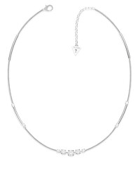Slušivý ocelový náhrdelník s krystaly Sunburst JUBN01399JWRHT/U