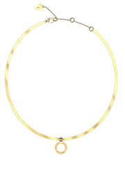 Schicke vergoldete Halskette Circle Lights JUBN03171JWYGT/U
