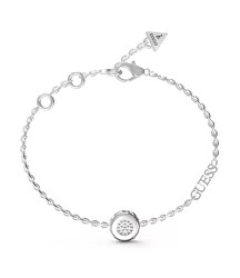 Elegante bracciale in acciaio con zirconi Stylish Guess JUBB04594JWRH