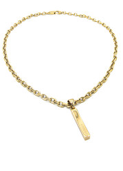 Stylový pozlacený náhrdelník X Plate JUXN03001JWYGT/U