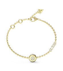 Elegante bracciale placcato oro con zirconi Stylish Guess JUBB04594JWYG