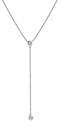 Elegantní stříbrný náhrdelník s diamantem Tender DN176