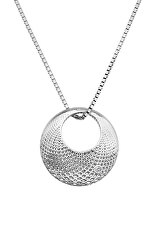 Krásný stříbrný náhrdelník s diamantem Quest DP833 (řetízek, přívěsek)