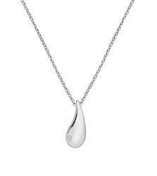 Elegante collana in argento con diamante Tide DP997