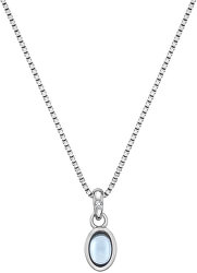 Stříbrný náhrdelník pro narozené v prosinci Birthstone DP765