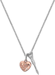 Stříbrný náhrdelník s diamantem Cupid DP750
