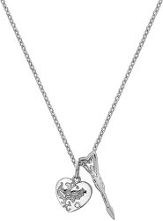 Stříbrný náhrdelník s diamantem Cupid DP751