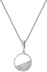 Stříbrný náhrdelník s diamantem Horizon Topaz DP766