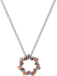 Strieborný náhrdelník s diamantom Vine DP753