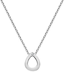 Stříbrný náhrdelník s kapkou Amulets DP746