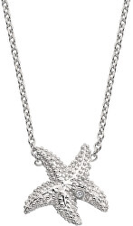 Stříbrný náhrdelník s pravým diamantem Daisy DN132