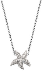 Stříbrný náhrdelník s pravým diamantem Daisy DN134