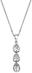 Stříbrný náhrdelník s třpytivým přívěskem Emozioni Acqua Amore EP038