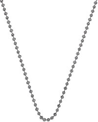 Stříbrný řetízek Emozioni Rhod Plated Bead Chain 30 CH017