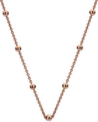 Catenina in argento Emozioni Rose Gold Cable with Ball CH004