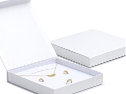 Bílá dárková krabička na soupravu šperků VG-10/AW