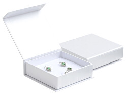 Bílá dárková krabička na soupravu šperků VG-5/AW