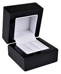 Dřevěná krabička na náušnice nebo snubní prsteny BB-2/NA/A25
