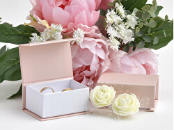 Pudrově růžová dárková krabička na soupravu šperků VG-7/A/A5/A1