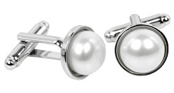 Manžetové knoflíčky s pravými perlami JL0189