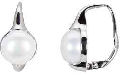 Silber Ohrringe mit echten Perlen JL0460