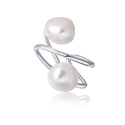 Lussuoso anello con vere perle JL0625