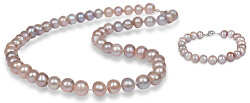 Zvýhodněná perlová souprava šperků JL0266 a JL0361 (náramek, náhrdelník)