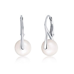 Silber Ohrringe mit echten Perlen JL0613