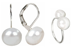Set de bijuterii perla cu discount JL0022 și JL0058