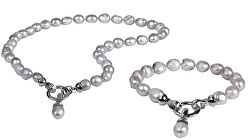 Zvýhodněná perlová souprava šperků JL0557 a JL0558 (náramek, náhrdelník)