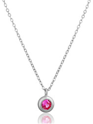 Očarujúce strieborný náhrdelník so zirkónom SVLN0445SH2R145