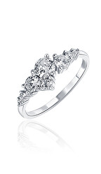 Krásný stříbrný prsten se zirkony SVLR0425XH2BI
