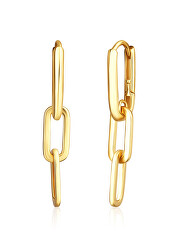 Moderni orecchini pendenti placcati oro SVLE0583SJ4GO02