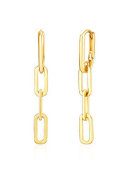 Moderni orecchini pendenti placcati oro SVLE0583SJ4GO03