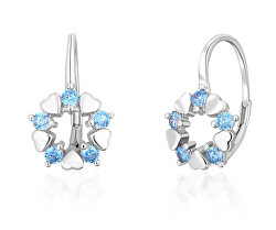 Bellissimi orecchini in argento con zirconi blu SVLE1512XH2M4XS