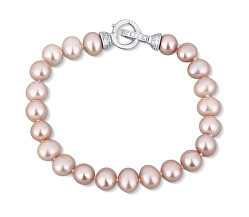 Tenero bracciale di vere perle d'acqua dolce rosa SVLB0010SD2P220