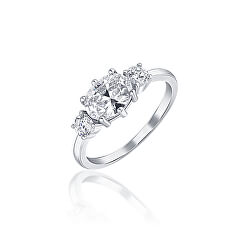 Okouzlující stříbrný prsten se zirkony SVLR0369XF6BI