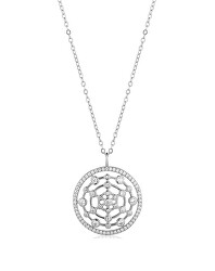 Collana sofisticata in argento con zirconi Ragnatela SVLN0572XK5BI45