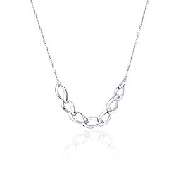Půvabný stříbrný náhrdelník se zirkony SVLN0206SH20042