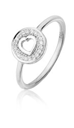 Romantický stříbrný prsten se zirkony SVLR0155SH8BI