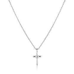 Collana in argento con croce SVLN0569XK5BI45