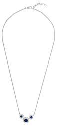 Strieborný náhrdelník so zirkónmi SVLN0361SH8M145