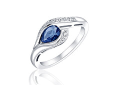 Stříbrný prsten se zirkony SVLR0010SH8M4