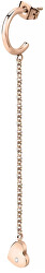 Bronz single fülbevaló lánccal LPS02ARQ166 - 1 db