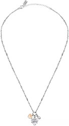 Dámsky oceľový náhrdelník s príveskami Strom života Family LPS05ASF17