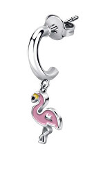 Orecchini singoli in acciaio Flamingo LPS02AQM99